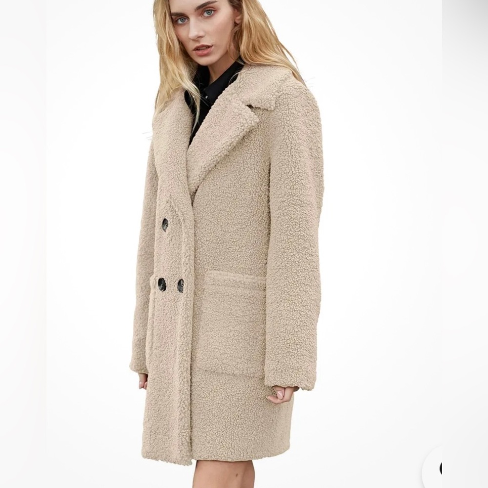 TEDDY PEA COAT/SIZE SMALL